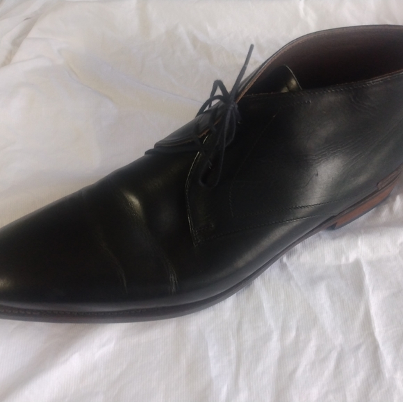 Floris Van Bommel Men's  Suede&Leather Chelsea Dress Laceup Boots Size 12C - Picture 10 of 12